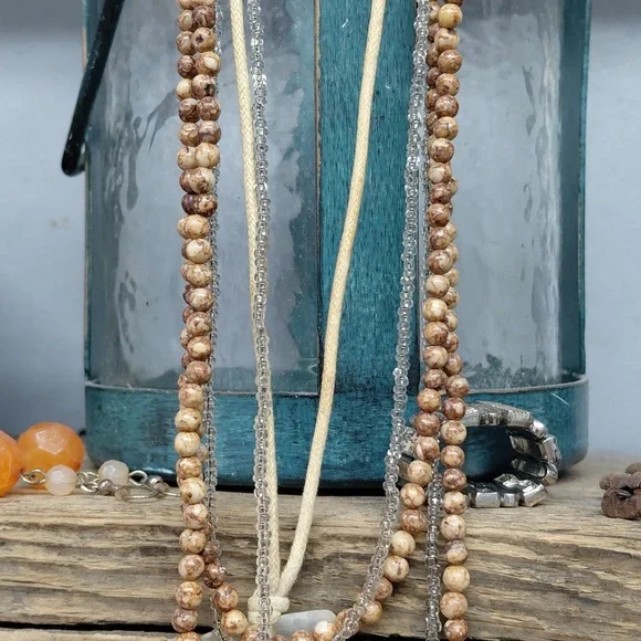 Earth Tone Beaded Jewelry Bundle - Picture 6 of 6